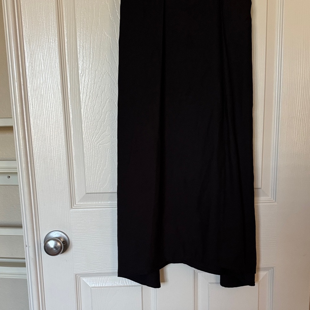 Mango Black Flowy Shirt Dress - Picture 6 of 11